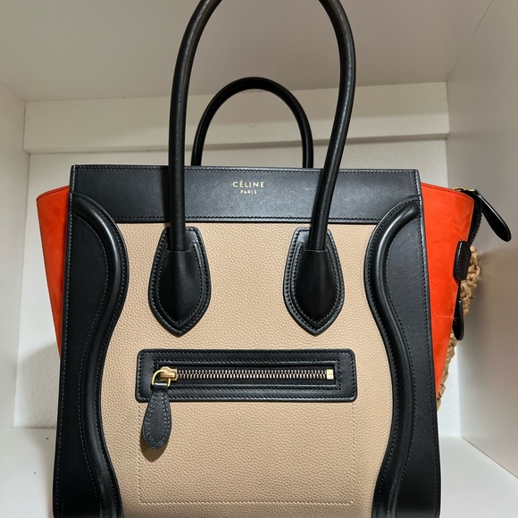 Authentic tri color Celine luggage - Picture 2 of 8